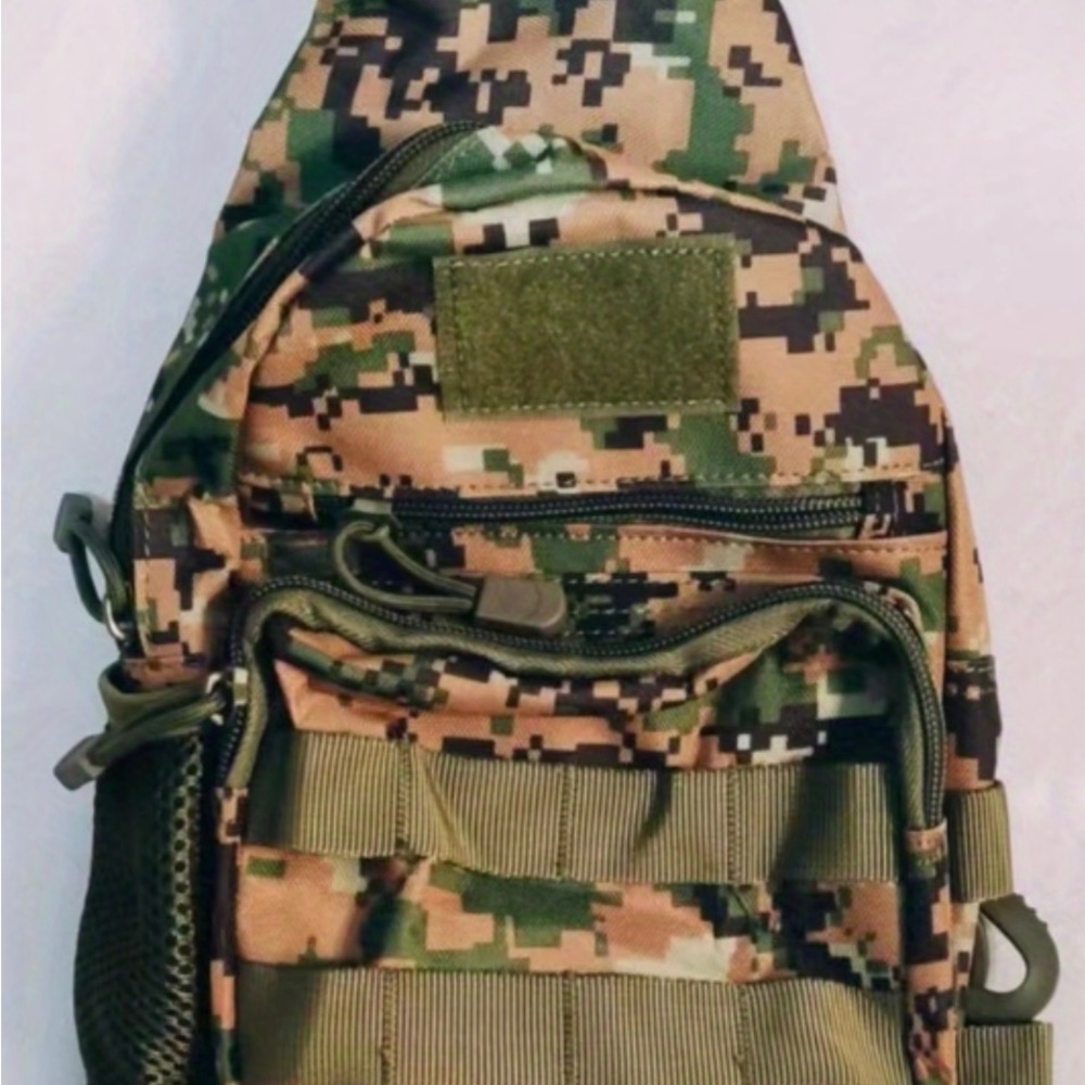 TEMU camo sling bag